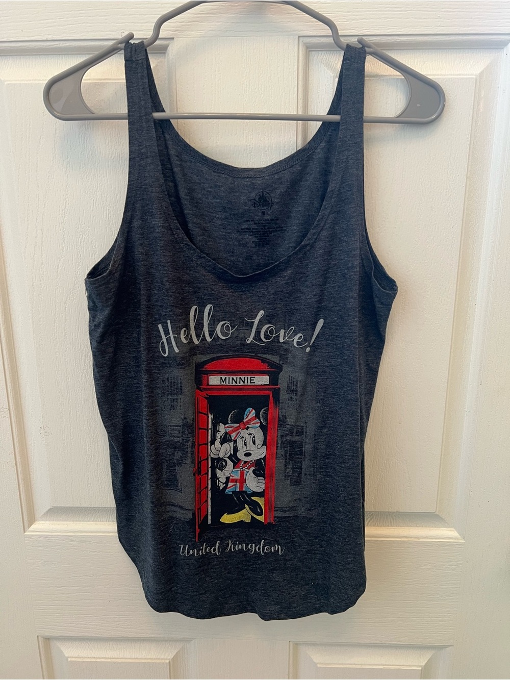 Disney gray Minnie Mouse Tank Top